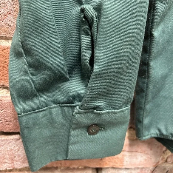 Vintage Carhartt 1970s Utility Work Shirt Made In Canada Medium - Picture 3 of 5